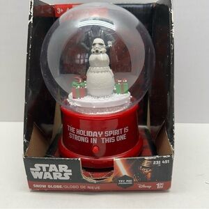 Star Wars Darth Vader The Holiday Spirit is Strong in this One Snow Globe Loose